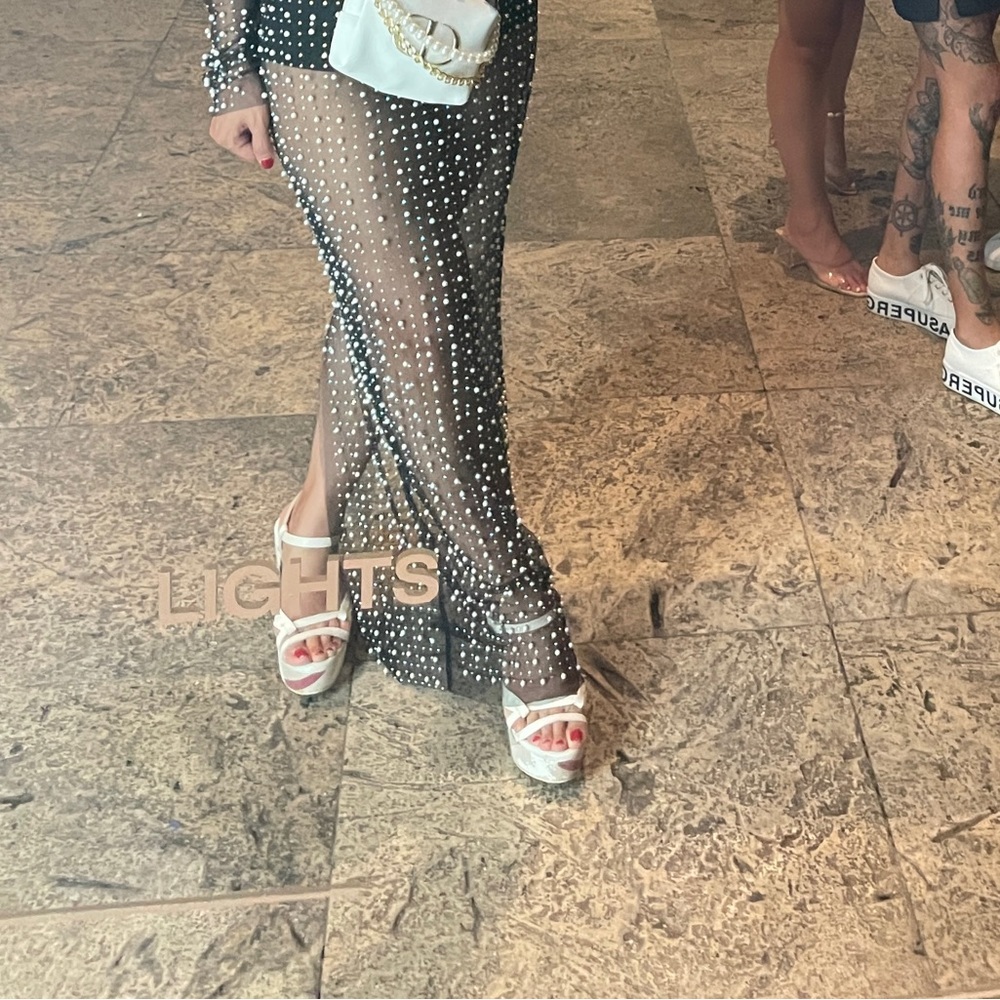 Burberry platform sandal